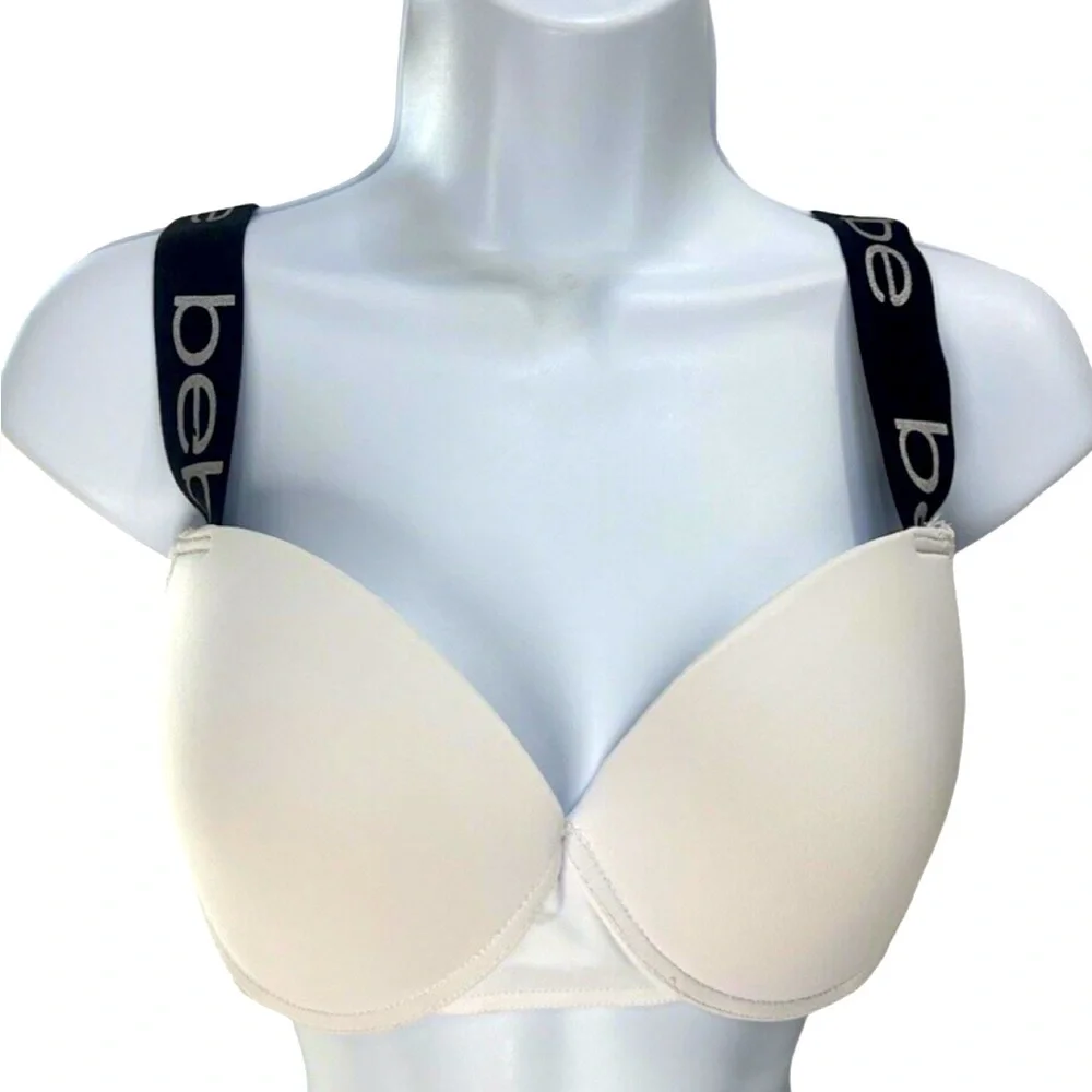 bebe intimates NWT Size 36DD Pink and White Gentle Lift Full Cover Bras (I003) - Picture 5 of 14